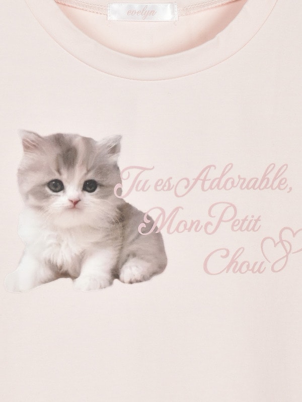 オリジナルねこTシャツ 詳細画像 オフホワイト 16