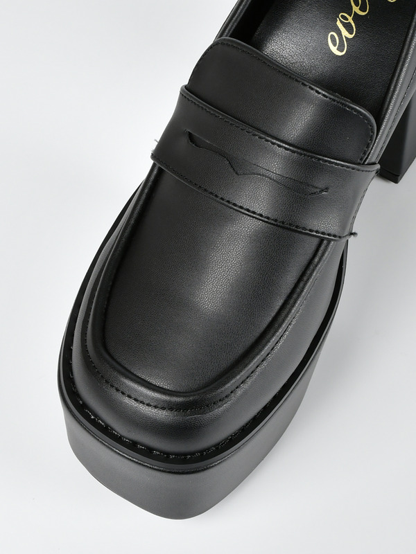 オリジナル厚底ローファー 詳細画像 ブラック 16