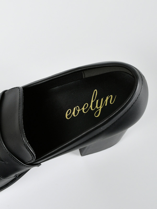 オリジナル厚底ローファー 詳細画像 ブラック 16