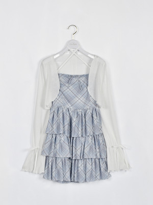 ティアードチェックセットアップ