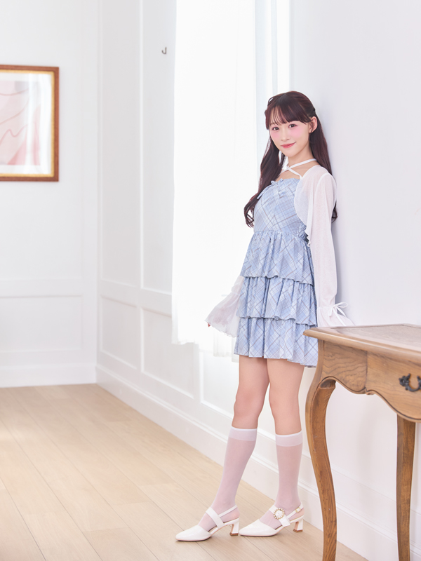 ティアードチェックセットアップ 詳細画像 ブラック 16