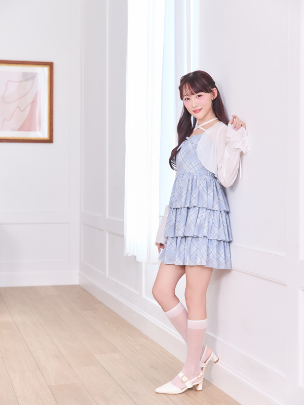 ティアードチェックセットアップ 詳細画像 ブラック 16