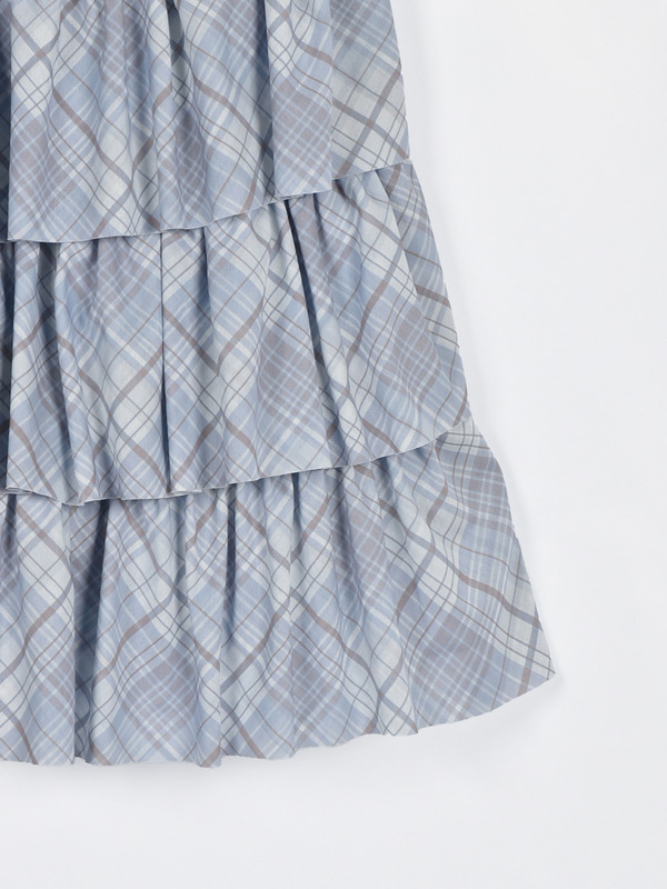 ティアードチェックセットアップ 詳細画像 ブラック 16