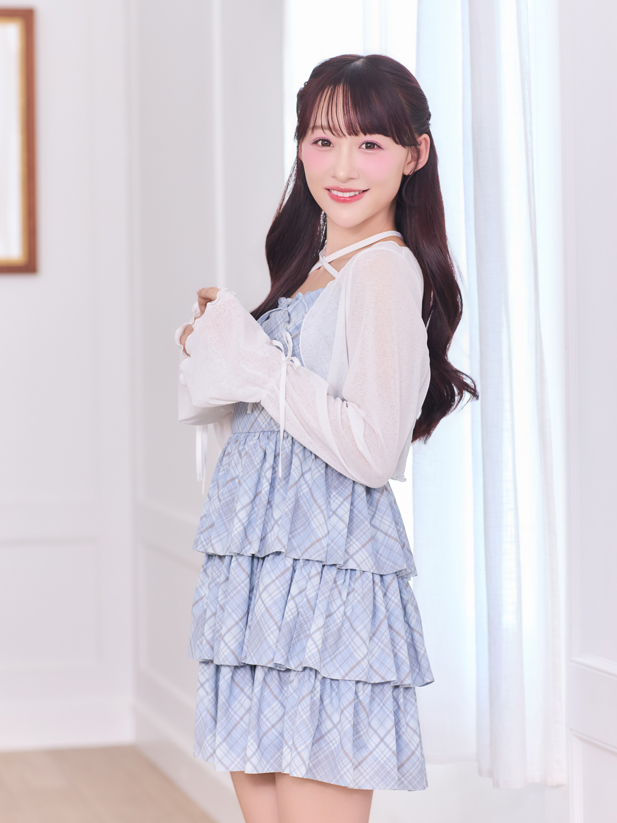 ティアードチェックセットアップ｜evelyn（エブリン）公式通販サイト