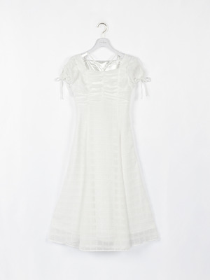 ラメギャザーロングワンピース