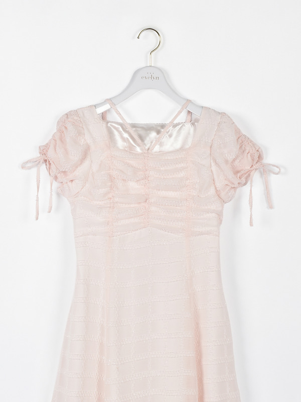 ラメギャザーロングワンピース 詳細画像 アイスブルー 16