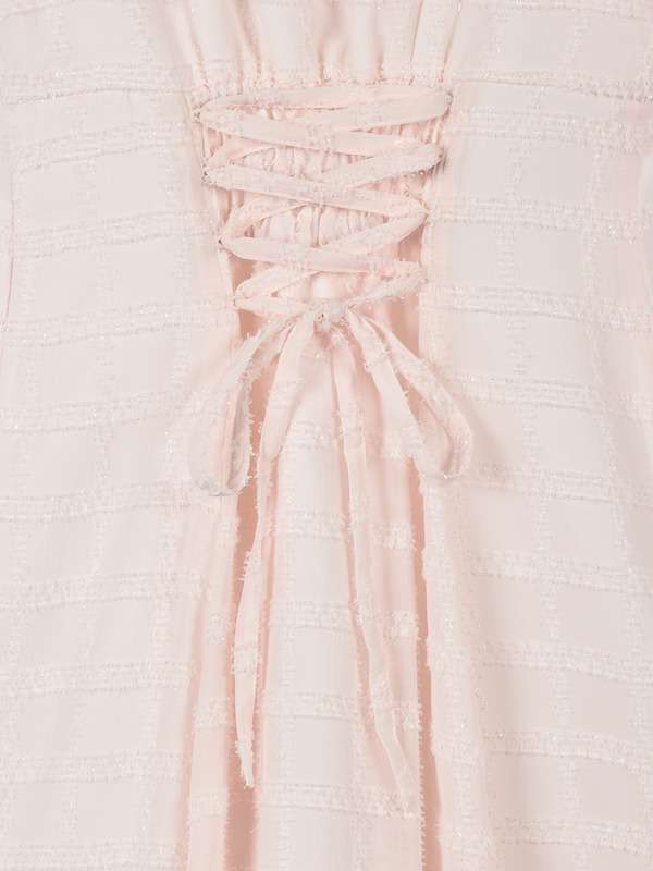 ラメギャザーロングワンピース 詳細画像 アイスブルー 16