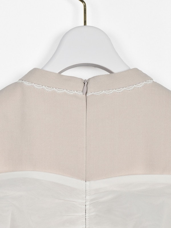 ビッグリボンフレアミニワンピース 詳細画像 チャコール 16