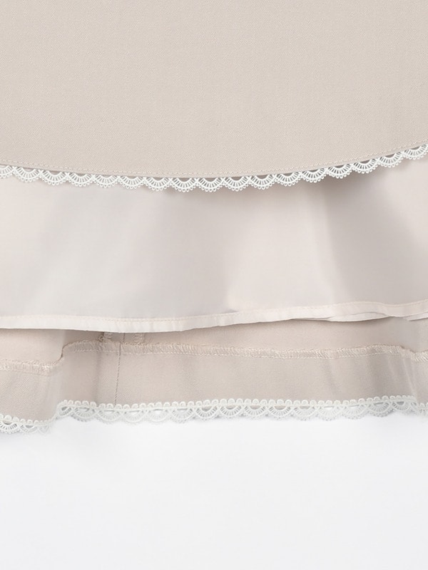 ビッグリボンフレアミニワンピース 詳細画像 チャコール 16