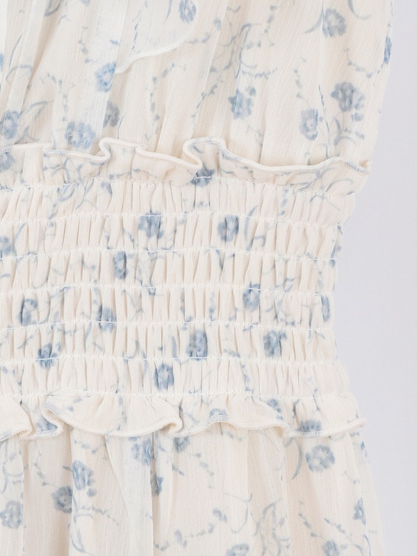 オリジナルフラワーフリルワンピース 詳細画像 イエロー 16