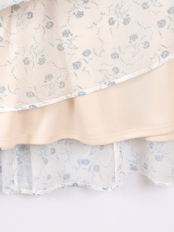 オリジナルフラワーフリルワンピース 詳細画像 イエロー 16