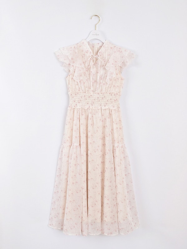 オリジナルフラワーフリルワンピース 詳細画像 ピンク 1