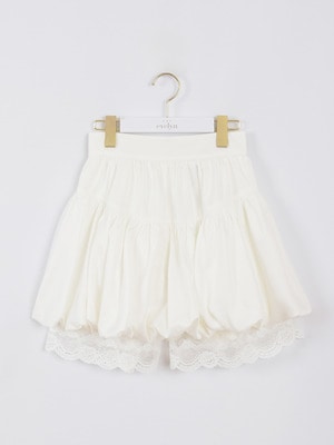 バルーンレーススカート