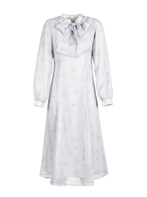 Original Flower Ribbon Flare Onepiece