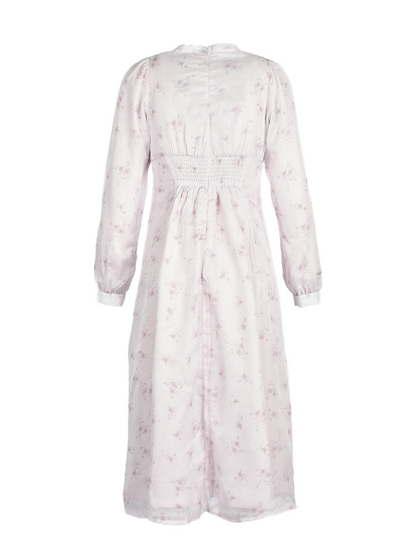 Original Flower Ribbon Flare Onepiece 詳細画像 アイスグレイ 16