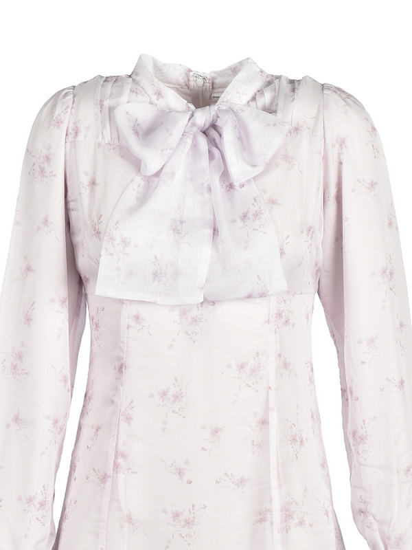 Original Flower Ribbon Flare Onepiece 詳細画像 アイスグレイ 16