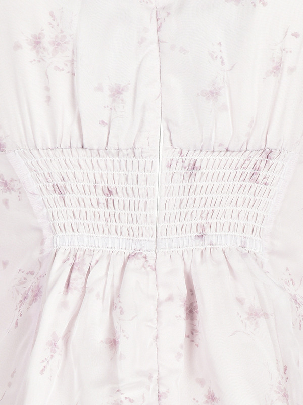 Original Flower Ribbon Flare Onepiece 詳細画像 アイスグレイ 16