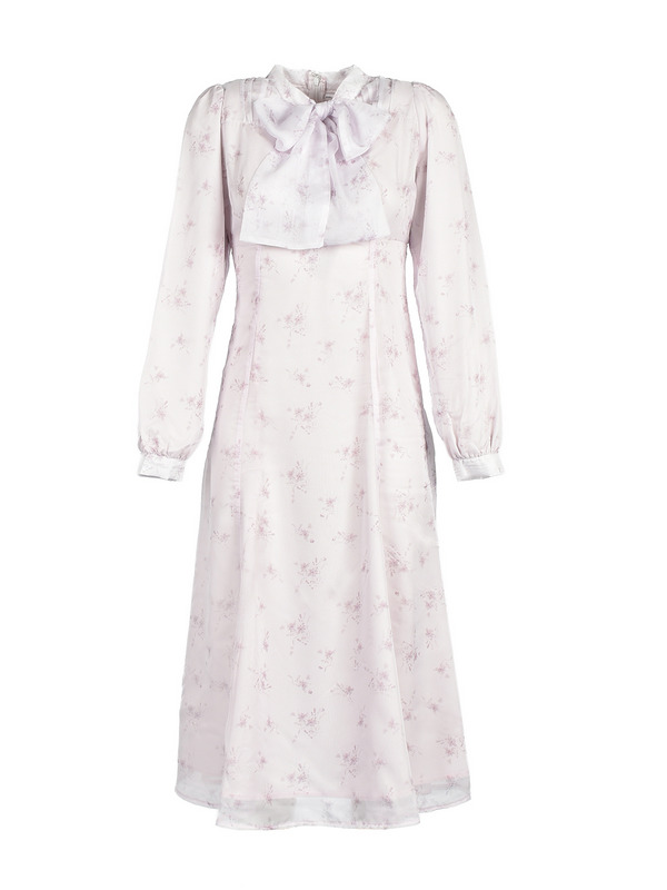 Original Flower Ribbon Flare Onepiece 詳細画像 ピンク 1