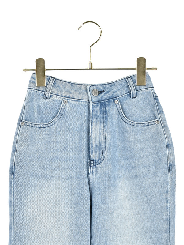 Hem Flare Fit Denim Pants 詳細画像 サックス 16