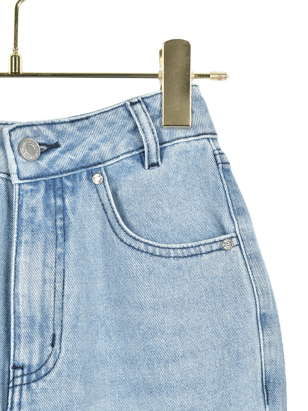 Hem Flare Fit Denim Pants 詳細画像 サックス 16