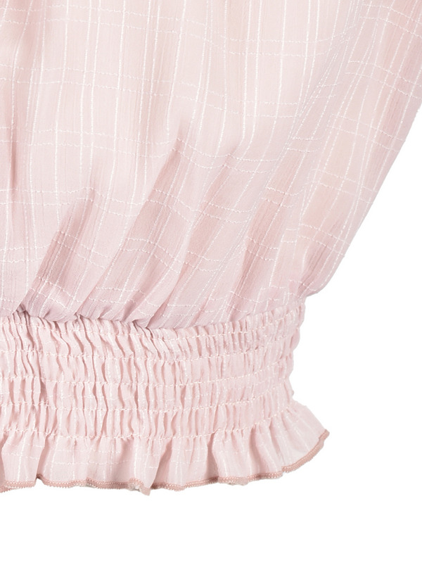 Rose American Sleeve Blouse 詳細画像 ブラック 16