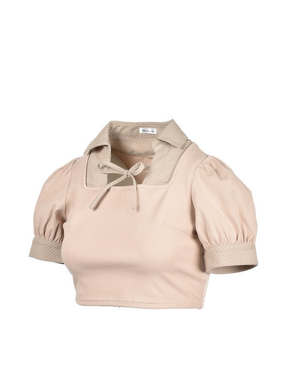 Shirt Docking Cropped TP 詳細画像 ブラック 16