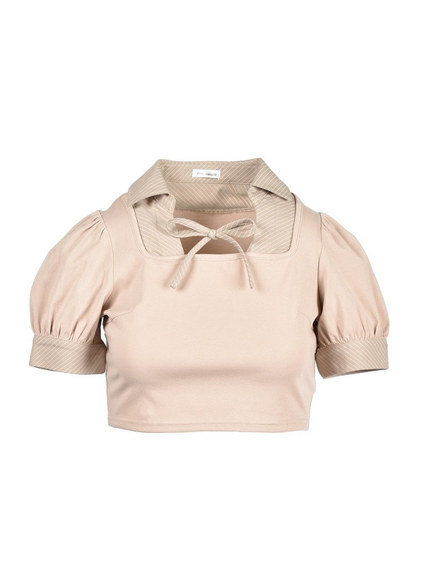 Shirt Docking Cropped TP 詳細画像 ベージュ 1