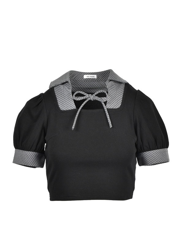 Shirt Docking Cropped TP 詳細画像 ブラック 1