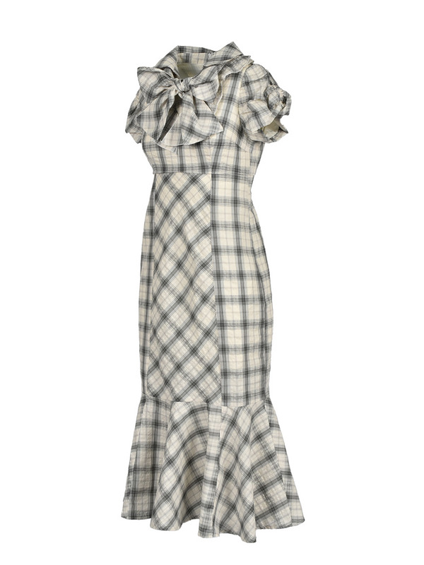 Frill Gather Mermaid Onepiece 詳細画像 ブラック 16