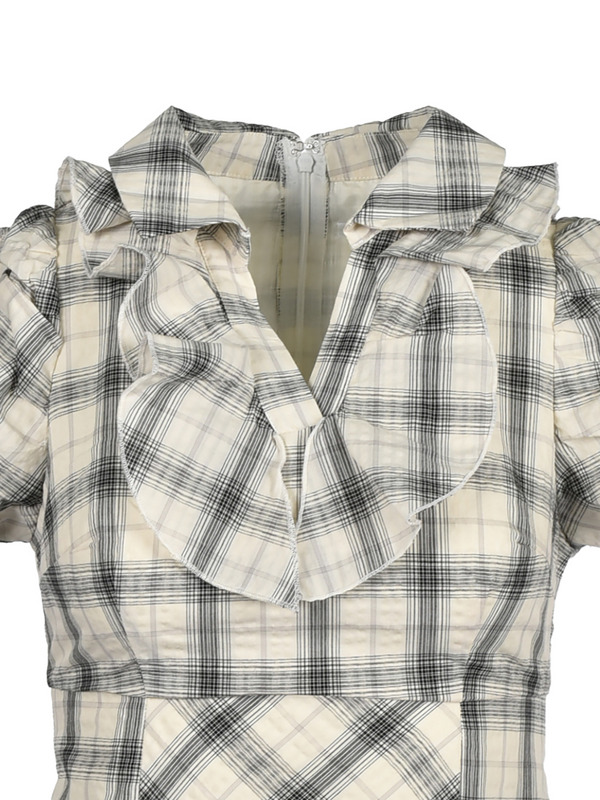 Frill Gather Mermaid Onepiece 詳細画像 ブラック 16