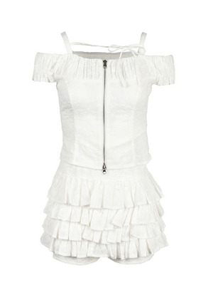 Off Shoulder Fit Frill Set