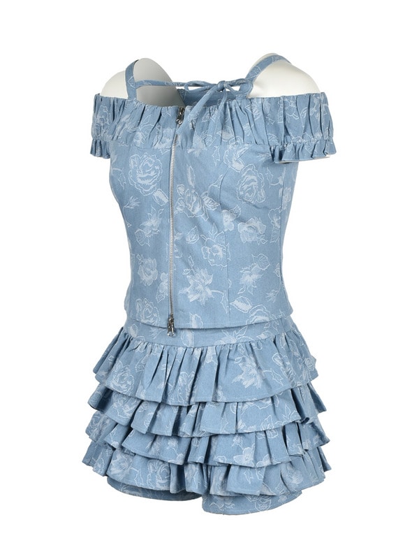 Off Shoulder Fit Frill Set 詳細画像 オフホワイト 16