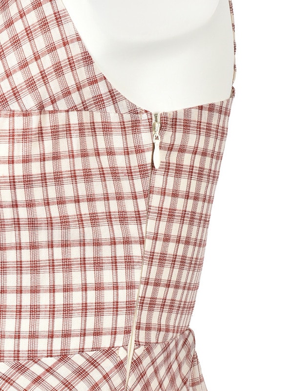 Big Ribbon Check Mermaid Onepiece 詳細画像 ワイン 16