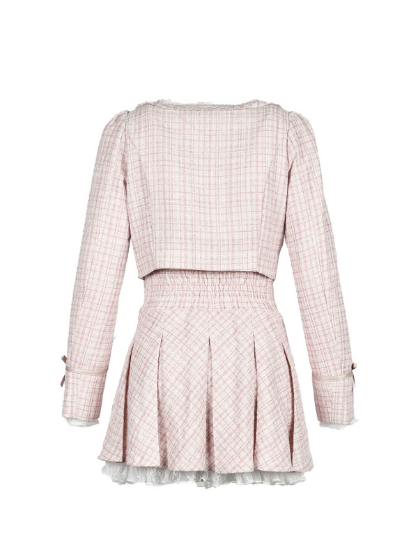 Tweed Lace Setup 詳細画像 ベージュ 16