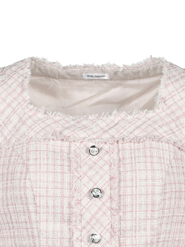 Tweed Lace Setup 詳細画像 ベージュ 16