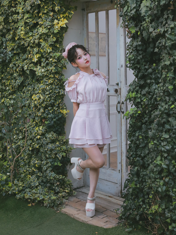 Frill Flare Shortpants 詳細画像 ブラック 16