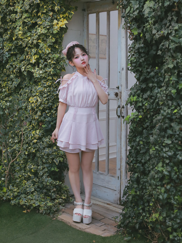 Frill Flare Shortpants 詳細画像 ブラック 16