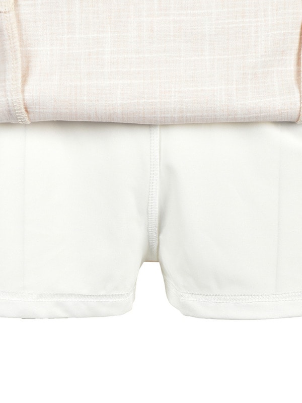 Ribbon Bijou Off Shoulder Tweed Set 詳細画像 オフホワイト 16