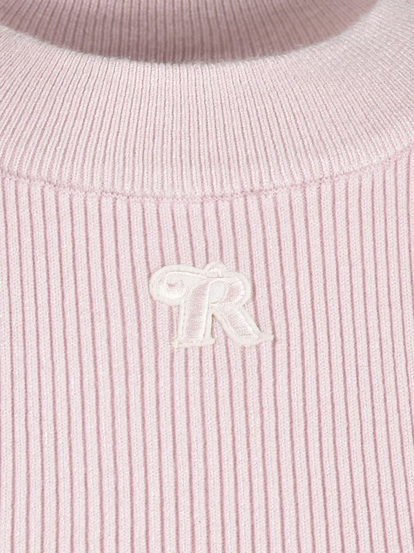 Logo Point Rib Knit 詳細画像 オフホワイト 16