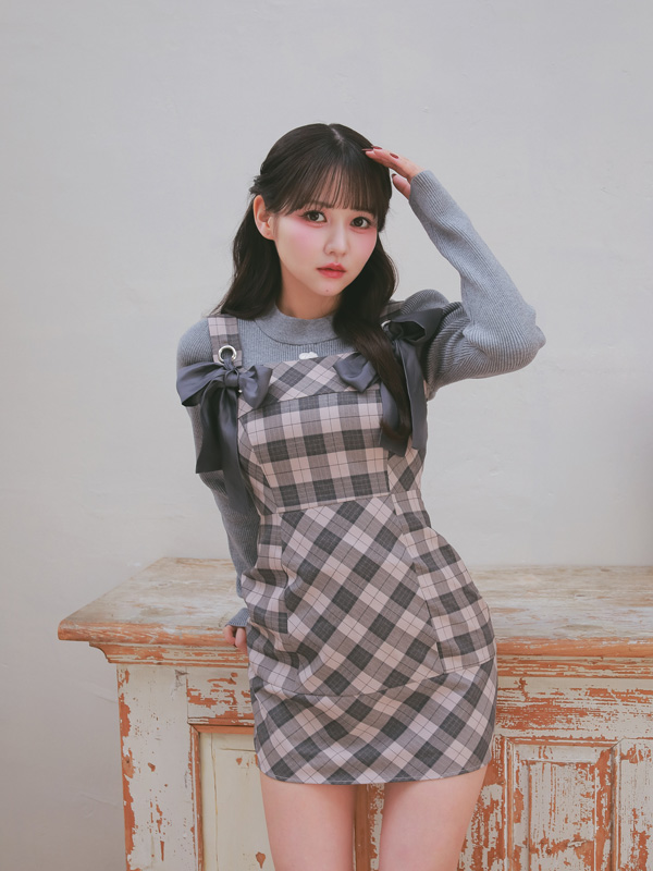 Logo Point Rib Knit 詳細画像 オフホワイト 16