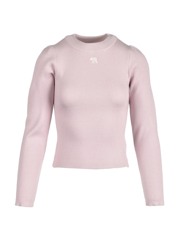 Logo Point Rib Knit 詳細画像 ピンク 1