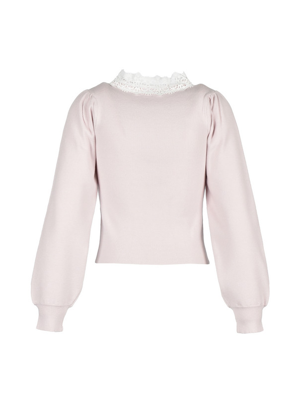  Lace Ribbon Knit 詳細画像 ピンク 16