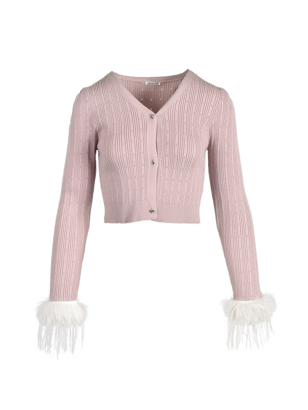 Fur Bijou Ensemble Knit 詳細画像 オフホワイト 16