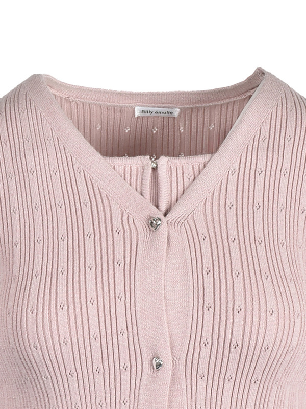 Fur Bijou Ensemble Knit 詳細画像 オフホワイト 16