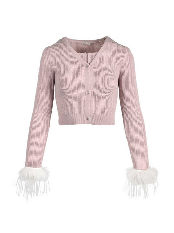 Fur Bijou Ensemble Knit 詳細画像 ピンク 1