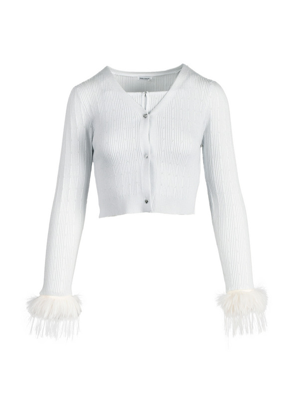 Fur Bijou Ensemble Knit 詳細画像 アイスブルー 1