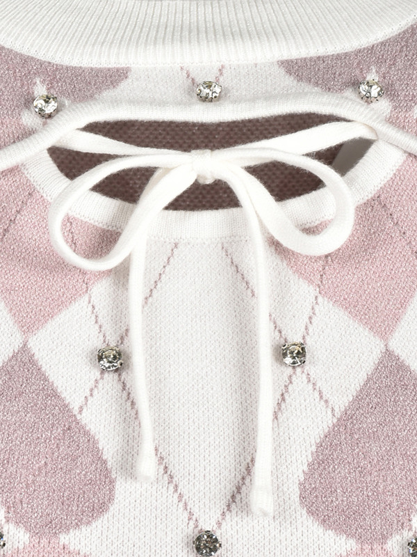 Heart Argyle Knit Set 詳細画像 ブラック 16