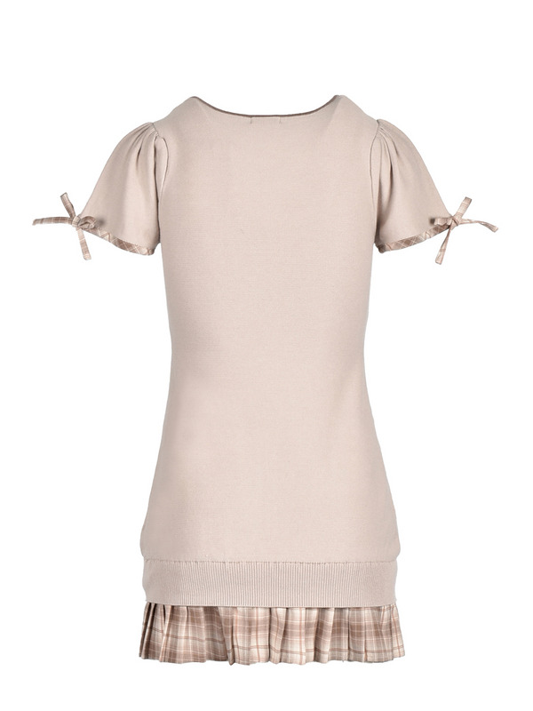 Docking Pleats Fit Knit Onepiece 詳細画像 チャコール 16