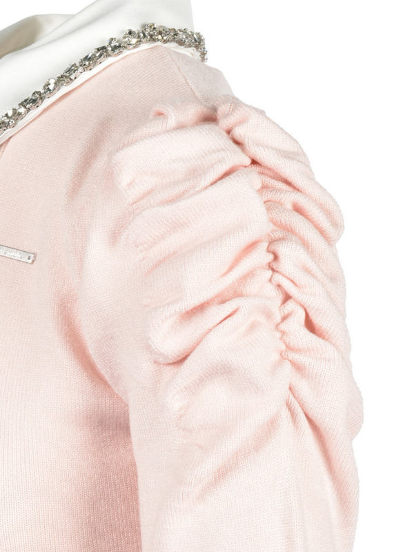 Collar Bijou Knit MIni Onepiece 詳細画像 ピンク 16