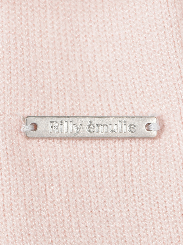 Collar Bijou Knit MIni Onepiece 詳細画像 ピンク 16